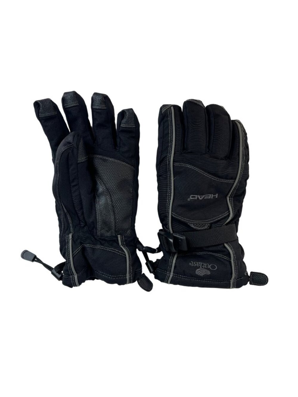 HEAD Outdoor Gloves Mens Small Black Waterproof Breathable Winter Ski Snow